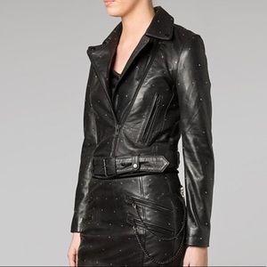 Muubaa Jackets & Coats - Muubaa Midnight Tiny Stud Biker Muubaa Jackets & Coats - Muubaa Midnight Tiny Stud Biker